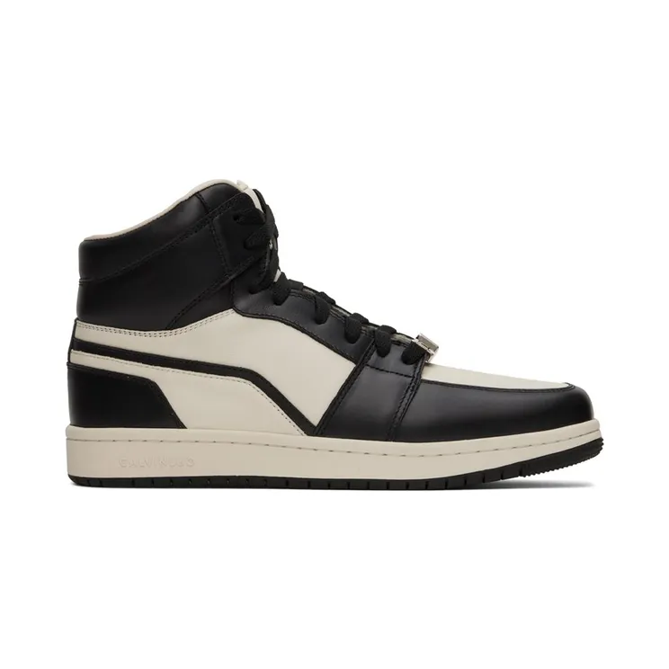 CALVINLUO Black Square Toe High black (CLFM22132)