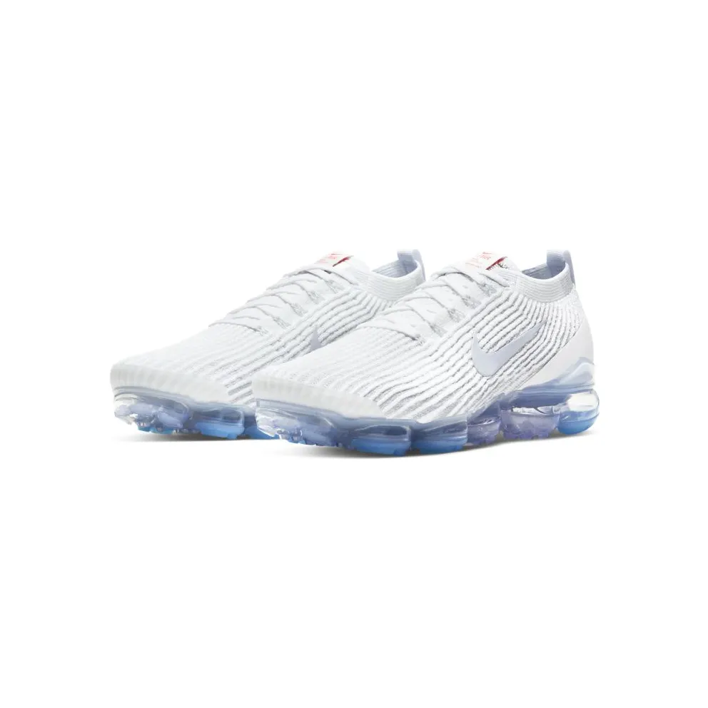 Nike Air VaporMax Flyknit 3 One Of One White/Pure Platinum-Grey Fog-Cerulean (CW5643-100)