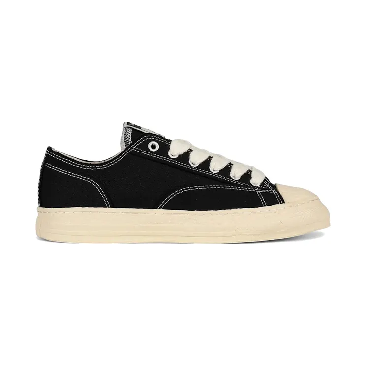 Maison Mihara Yasuhiro Roy Past Sole Canvas Low Black (S14FW702-BLK)