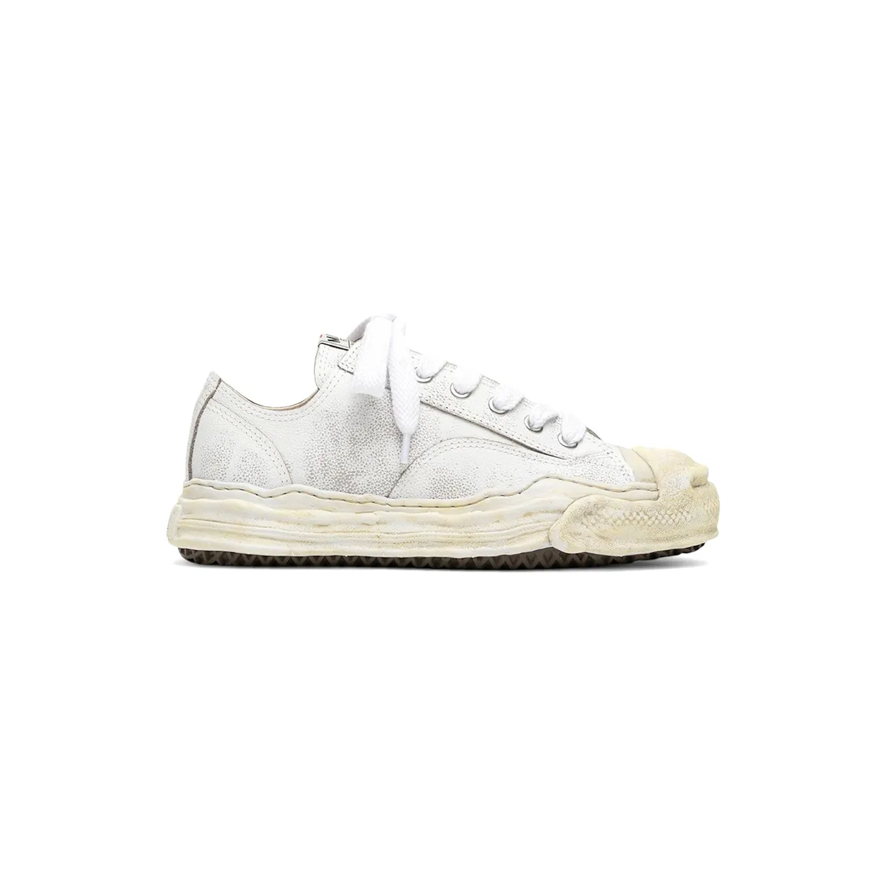 Maison Mihara Yasuhiro Hank OG Sole Shrink Leather Low White (A16FW734-WHT)