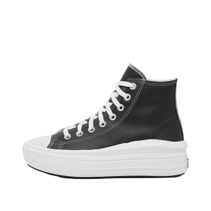 Converse Chuck Taylor All Star Move Platform Foundational Leather Black/White/White