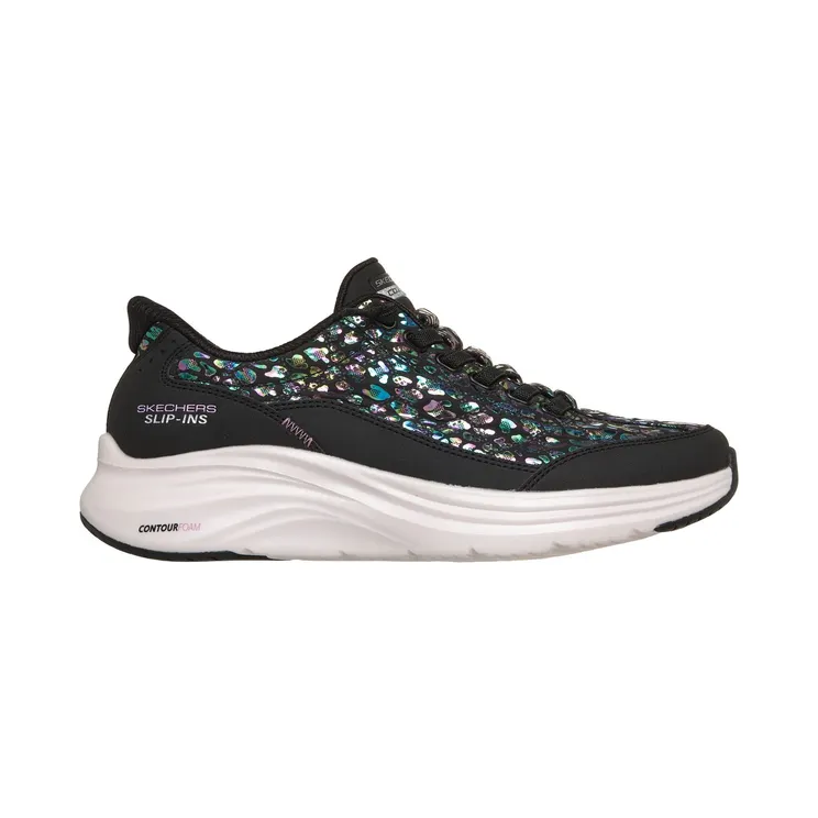 Skechers Slip-ins: Contour Foam “Cozy Fit Radiant Glow Black” (150844BKMT)