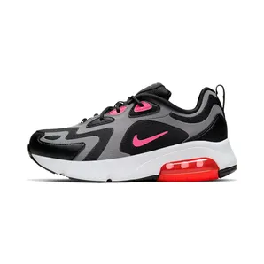 Nike Air Max 200 “Black / Gunsmoke / White / Hot Punch” (CT6388-001)