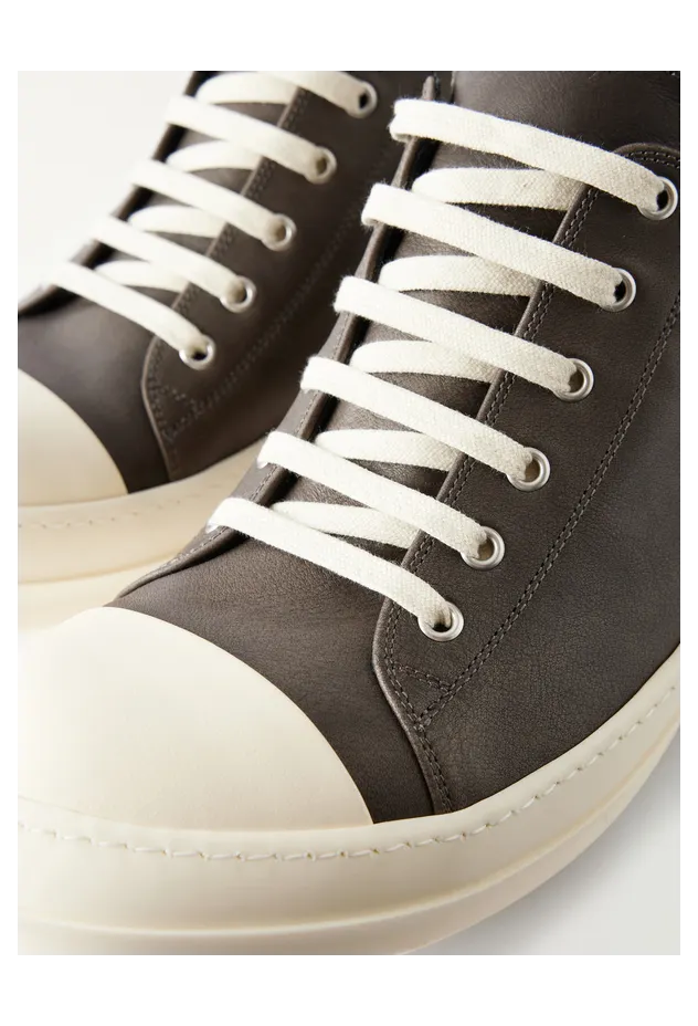 Rick Owens Ramones Sneakers Leather Sneakers Brown (RR02F4891) (5)