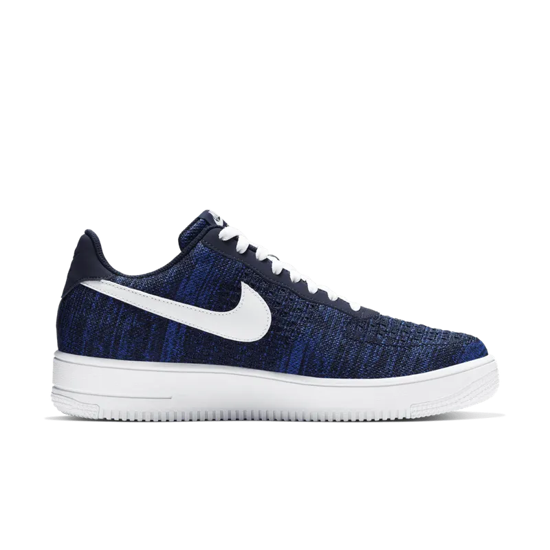 Nike Air Force 1 Flyknit 2 College Navy College Navy/Pure Platinum-Black-White (AV3042-400)