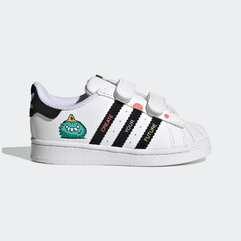 adidas x Kevin Lyons Superstar Cloud White / Core Black / Radiant Aqua (H05269)