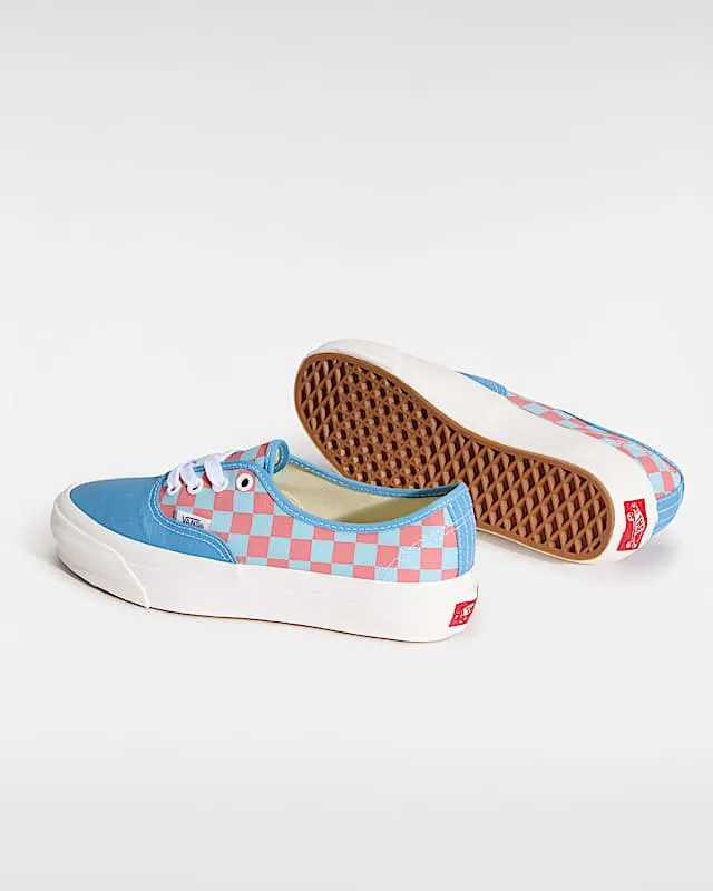 Vans Premium Authentic Heritage Blue Pink Checkerboard (VN000EBNE2W)