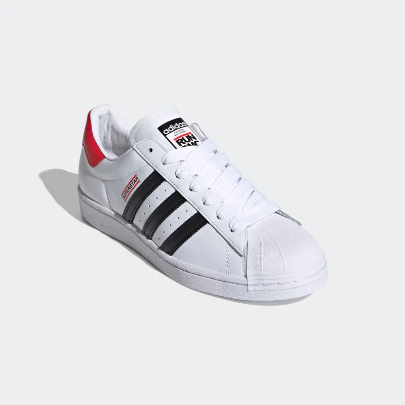 adidas Superstar Run-DMC Cloud White / Core Black / Hi-Res Red (FX7616)