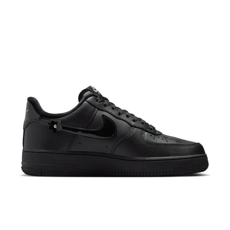 Nike Air Force 1 Low ’07 Womens “Florette Black / Off-Noir” (IR8637-001)