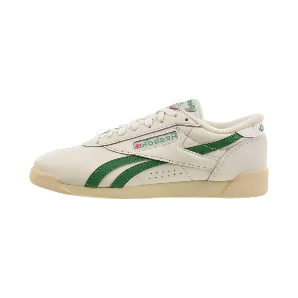 Reebok Freestyle Lo Shoes “Chalk/Glengreen/Paperwhite” (100256-054)