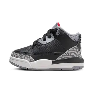 Air Jordan 3 TD “Black / Cement Grey / Summit White / Fire Red” (DM0968-010)