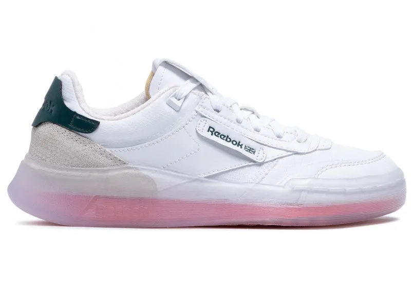 Adidas Club C Legacy White / Twisted Coral / Forest Green (G55899)