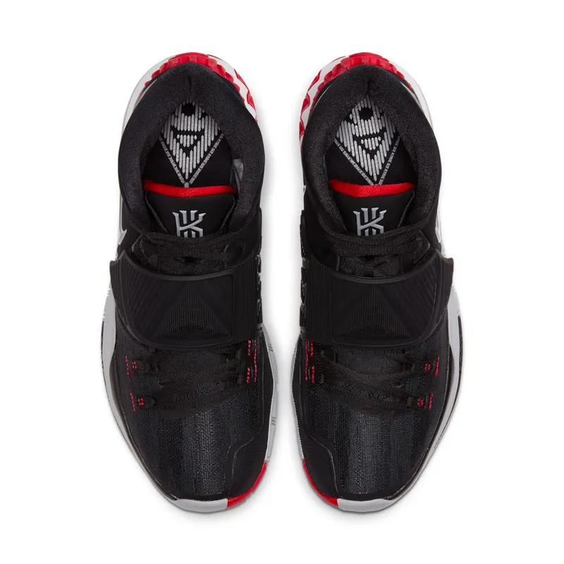 Nike Kyrie 6 Bred Black/Black-University Red-White (BQ4630-002)