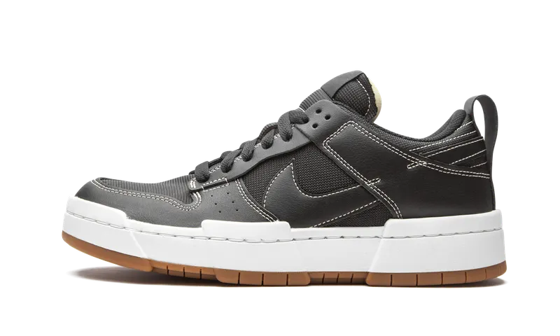 Nike Dunk Low Black White Gum (W) Black/White-Gum Medium Brown (CK6654-002)