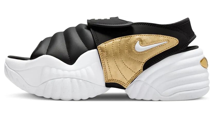 Nike Air Adjust Force Sandal Black Metallic Gold (DV2136-001)