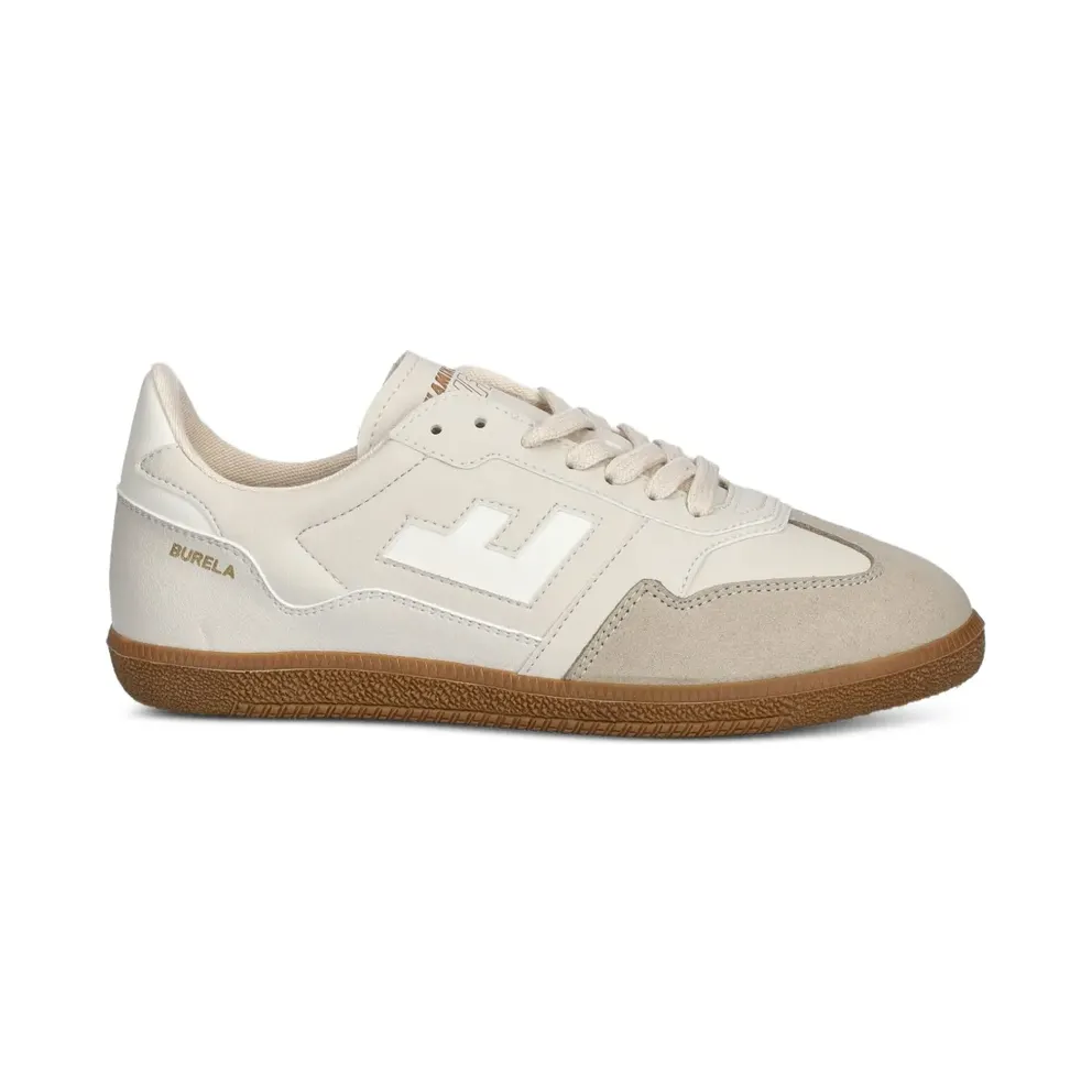Flamingos Suède with logodetail – Beige (BSGESWHI)