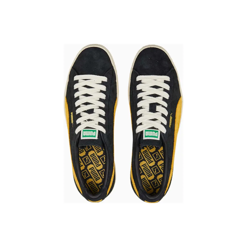 Puma Suede Vintage Black Mustard Seed Hairy Suede (385698-06)