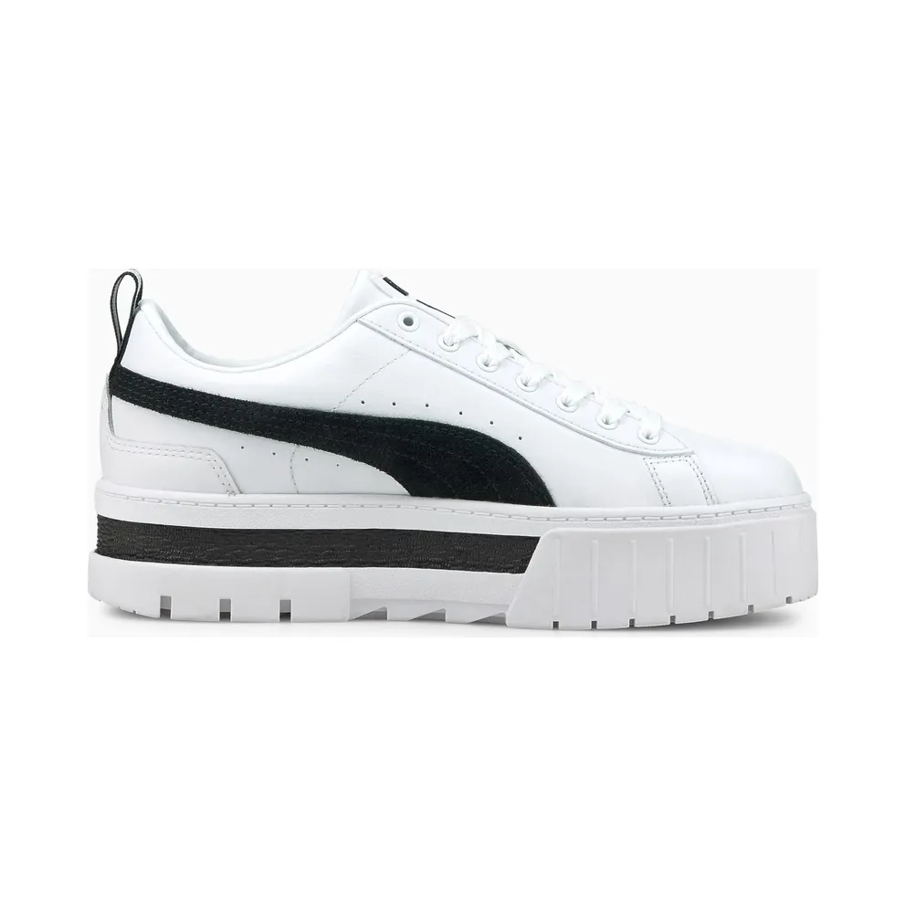 Puma Mayze Lth sneaker Women White/Black (381983-01)