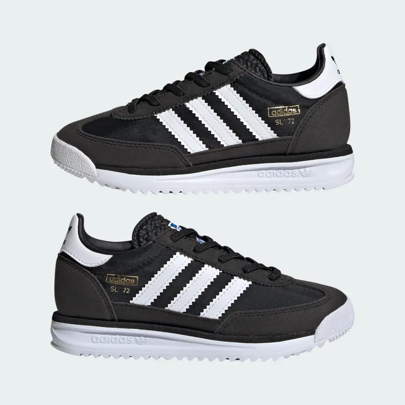 Adidas SL 72 RS Elastic Laces Kids Core Black / Cloud White / Blue (IH2982)