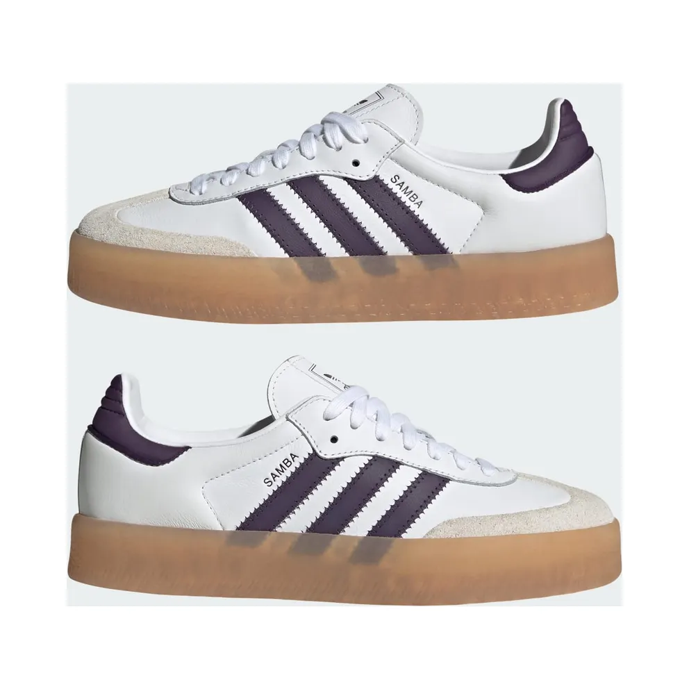 adidas Sambae White Off White Aurora Plum (JS3941)
