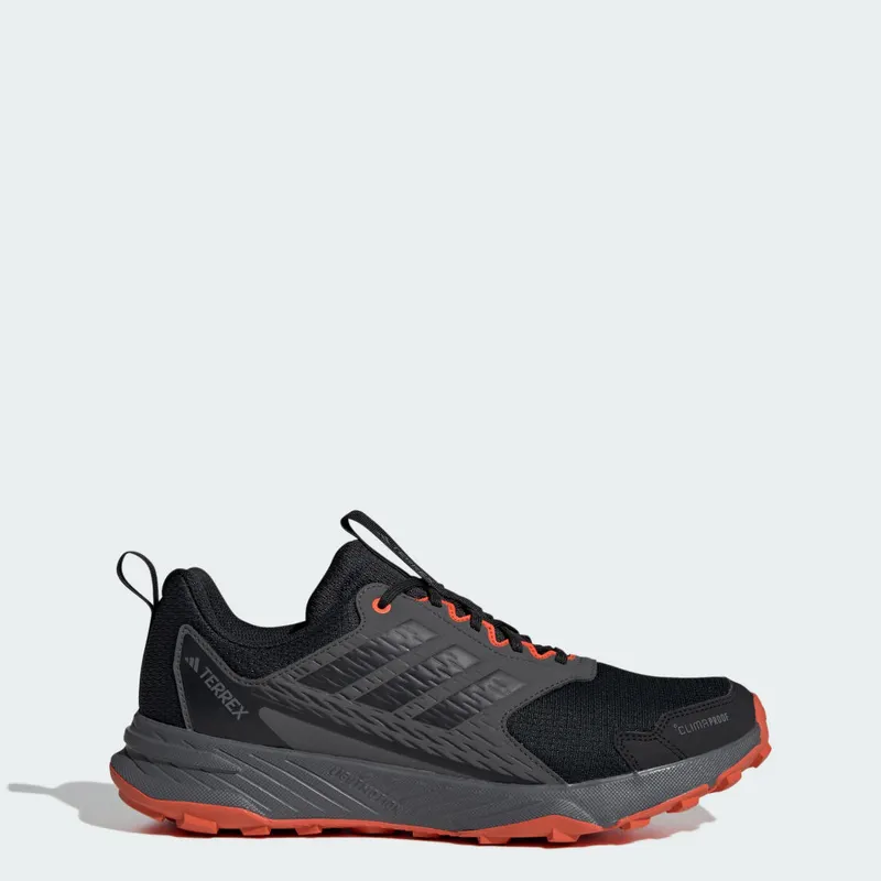 Adidas Terrex Tracefinder 2 CLIMAPROOF Trail Running Shoes Core Black / Core Black / Semi Impact Orange (JR9134)