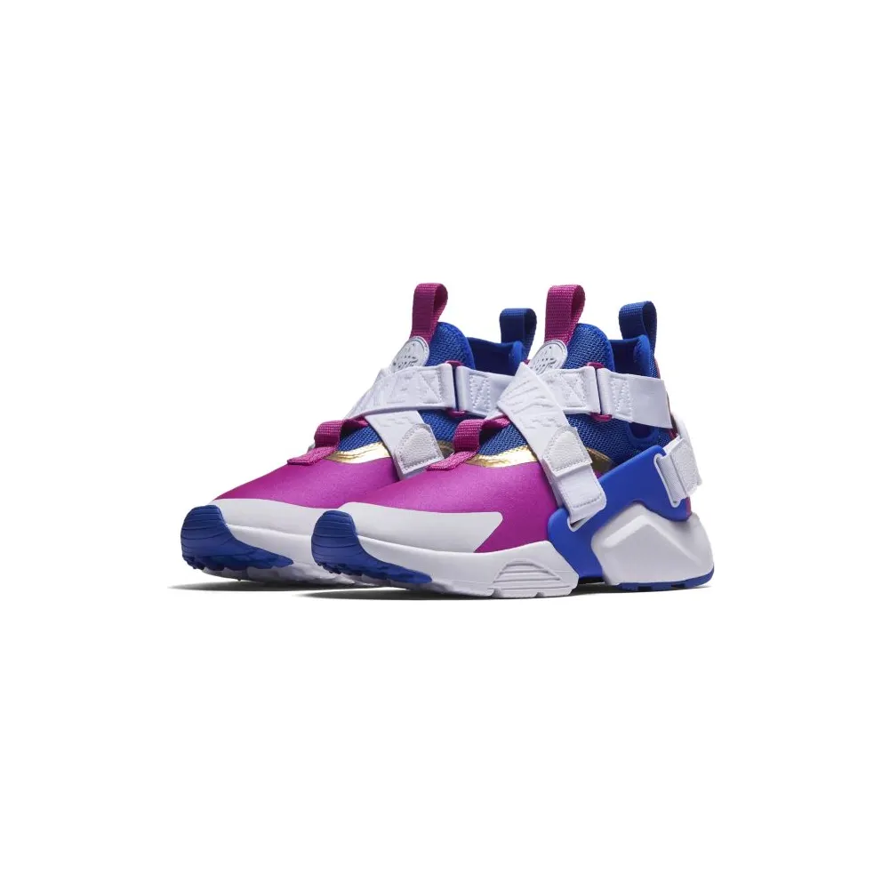 Nike Air Huarache City Racer Blue Fuchsia Blast (GS) Racer Blue/Fuchsia Blast-Metallic Gold (AJ6662-401)