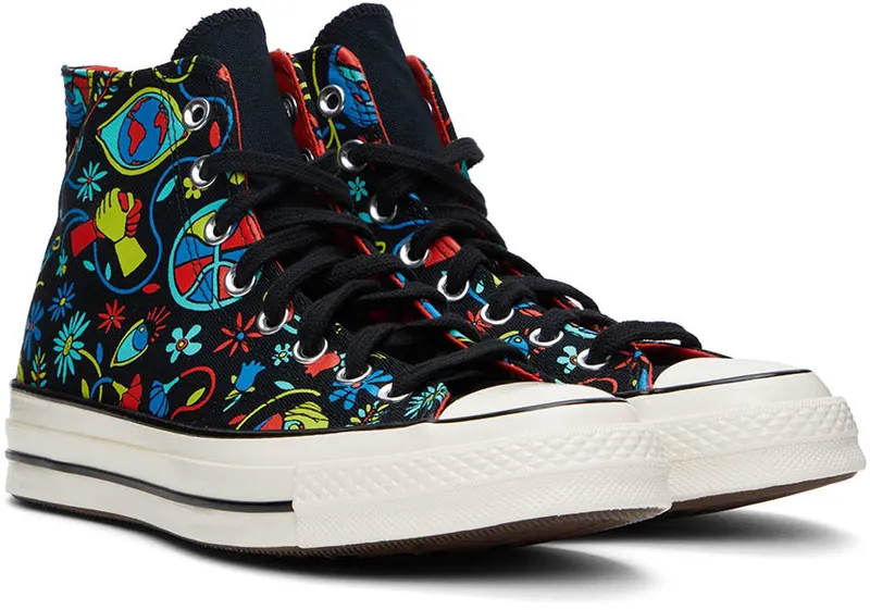 Converse Chuck 70 Peace & Unity Black/poppy Glow/lime Twist (172259C)