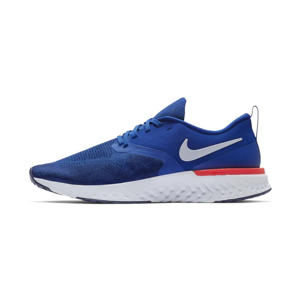 Nike Odyssey React Flyknit 2 Indigo Force Indigo Force Blue Void Red Orbit White (AH1015-400)