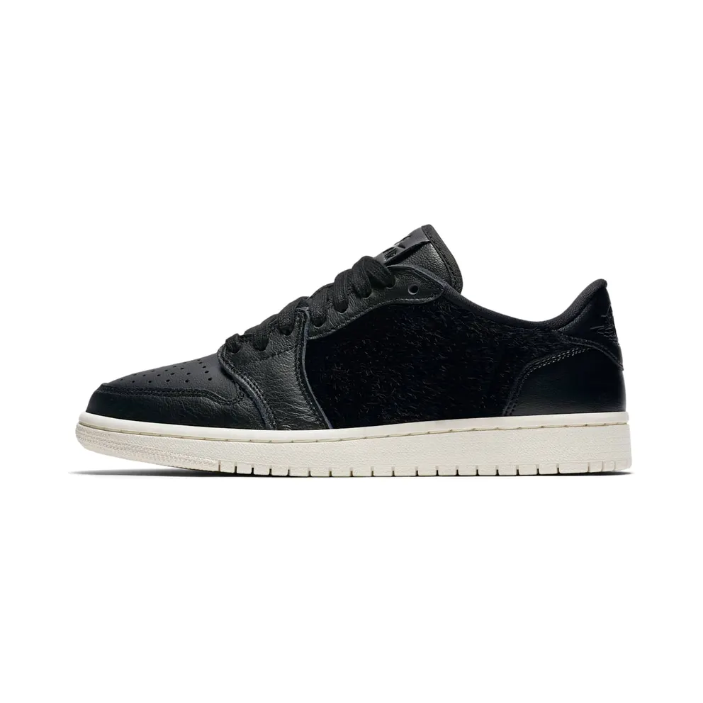 Air Jordan 1 Retro Low ‘No Swoosh’ Damen Sneaker schwarz (AO1935-001)
