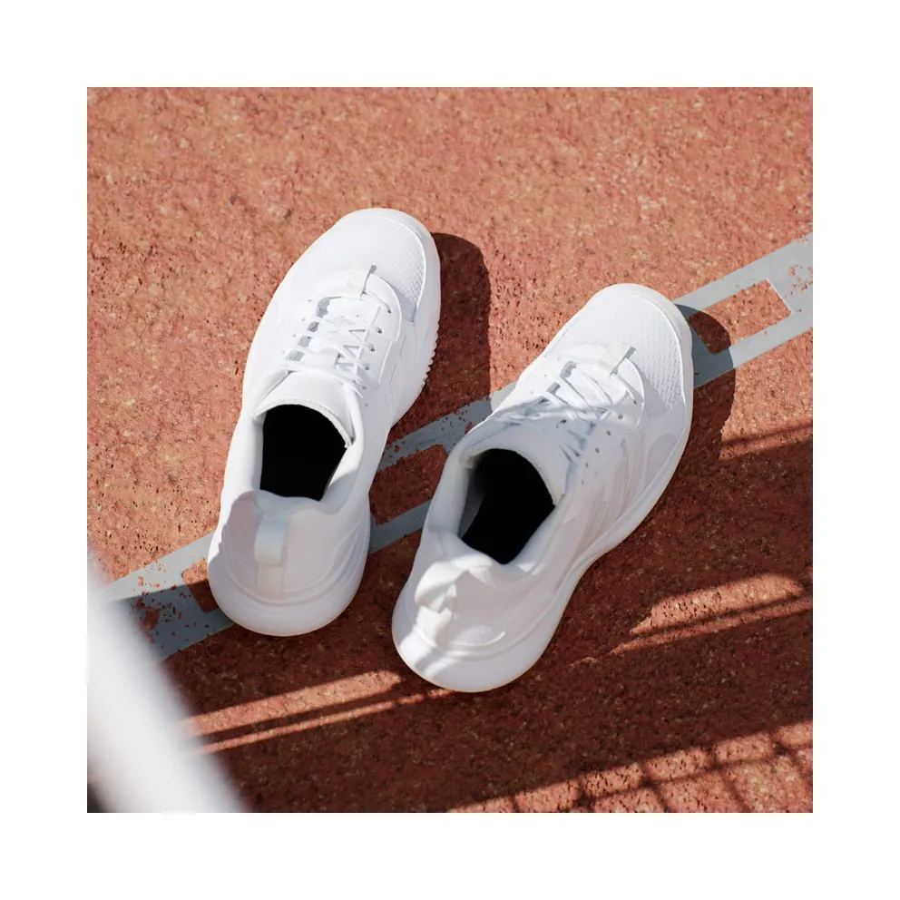 Adidas Avaflash Tennis Shoes Cloud White / Cloud White / Zero Metalic (JR4512)