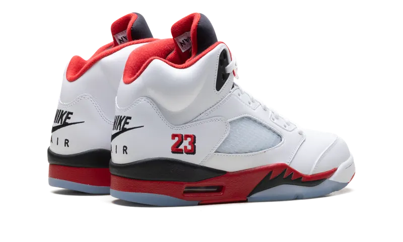 Jordan Air Jordan 5 “White/Fire Red/Black” (HQ7978-101)