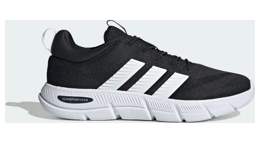 Adidas CLOUDFOAM FLEX-ELASTISCHE VETERSCHOENEN Core Black / Cloud White / Carbon (HQ2547)