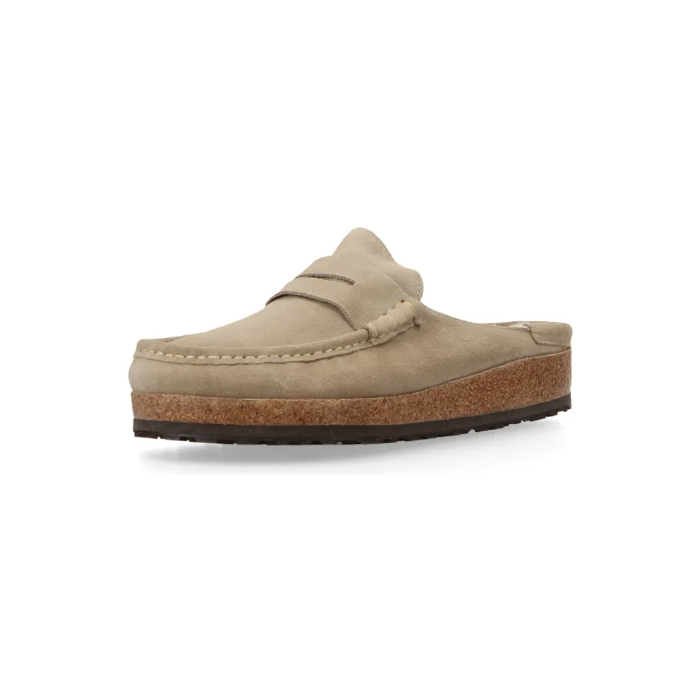 Birkenstock Naples Shearling Natural Leather Oiled “Taupe” – 1028084