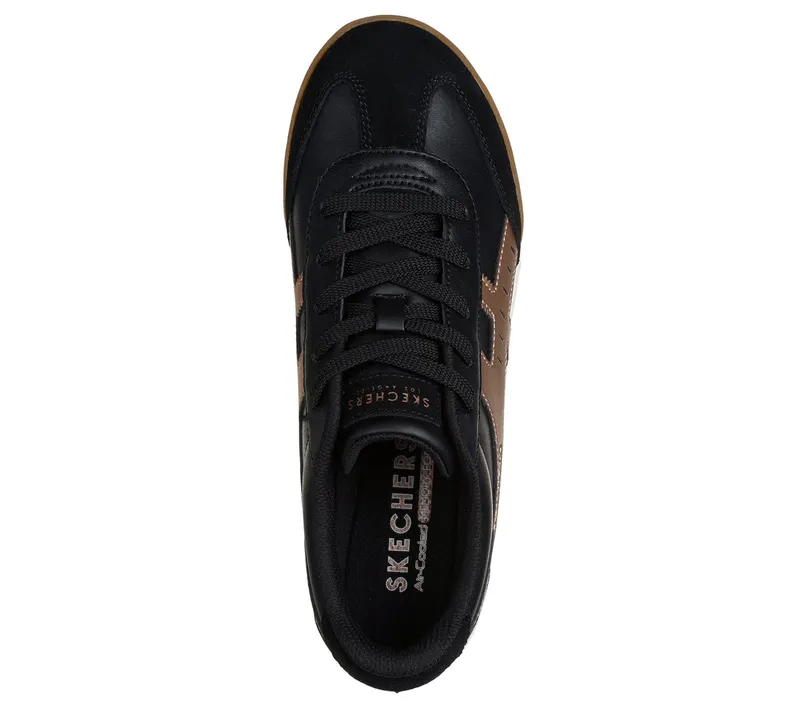 Skechers Zinger – Metallic Roads Sneaker Black/Roos Gold