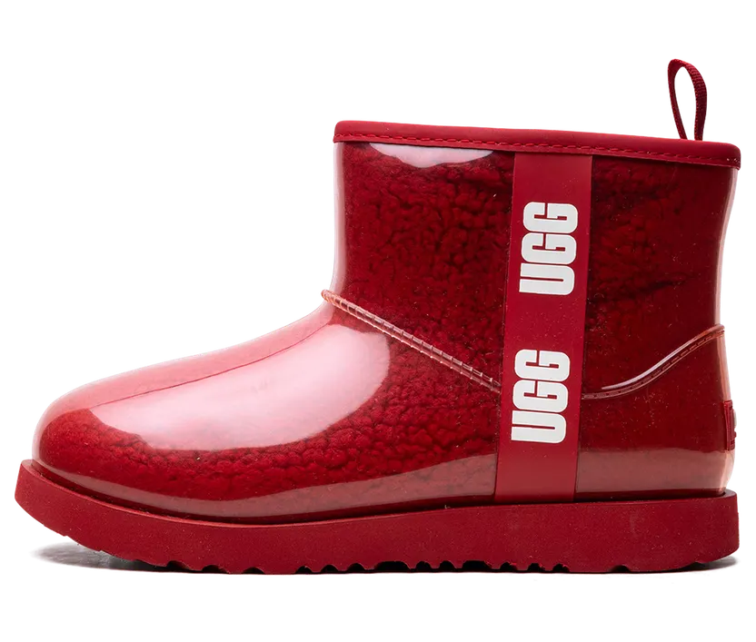 Ugg Kids CLASSIC CLEAR MINI “Red” (1112386K-SBR)