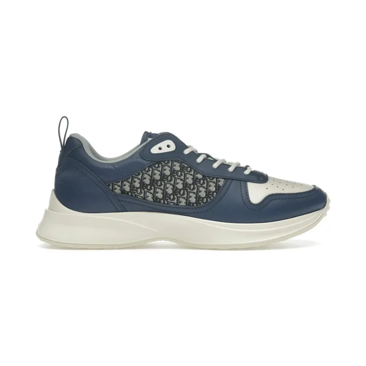 Dior B25 Runner Navy Blue Oblique Jacquard (3SN299ZIR_H561)