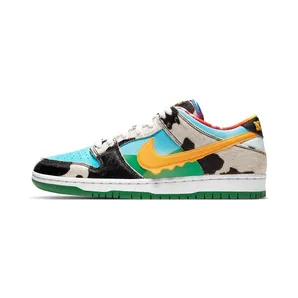 Nike SB Dunk Low Ben & Jerry’s Chunky Dunky “White / Lagoon Pulse / Black / University Gold” (CU3244-100)