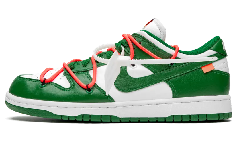 Nike Dunk Low LTHR OW Off-White – Pine Green (CT0856-100)