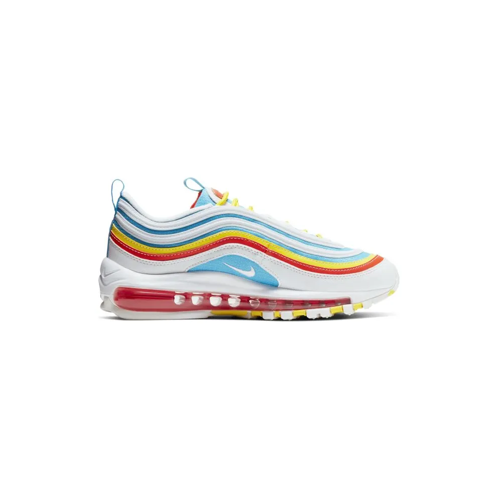 Nike Air Max 97 Summer Pack 2019 (GS) Blue Fury/Team Orange-Opti Yellow-Summit White (CK0052-400)