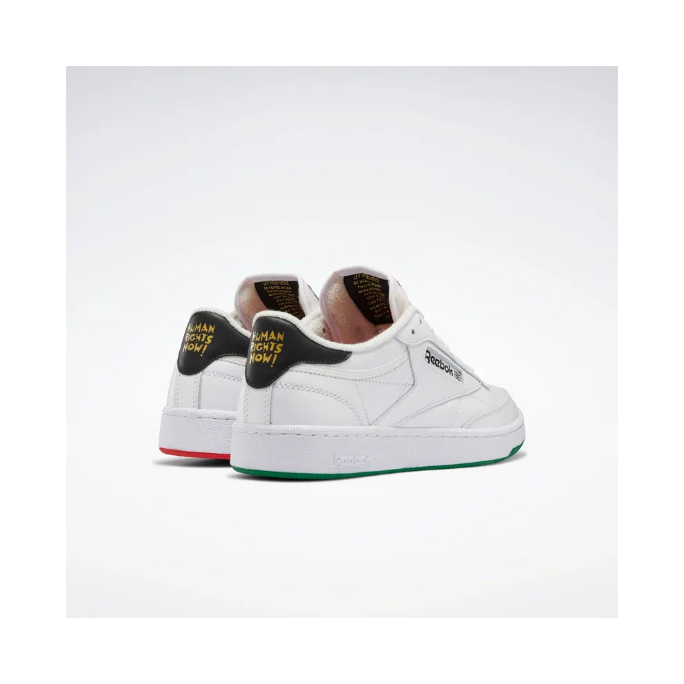 Reebok Human Rights Now! Club C 85 Shoes Cloud White / Chalk / Vector Red