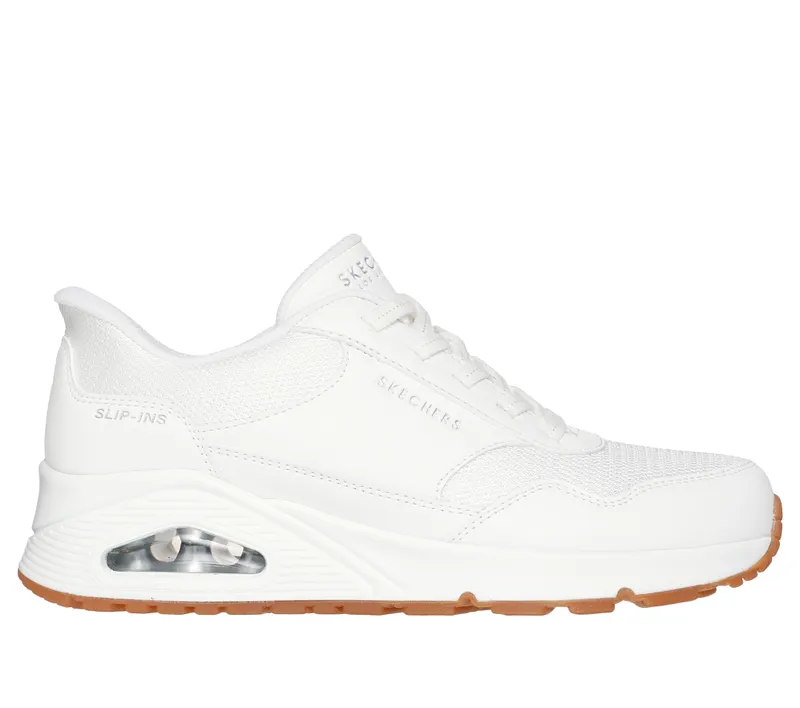 Skechers Slip-ins: Uno – Banksia – White – “White” (177117 WHT)
