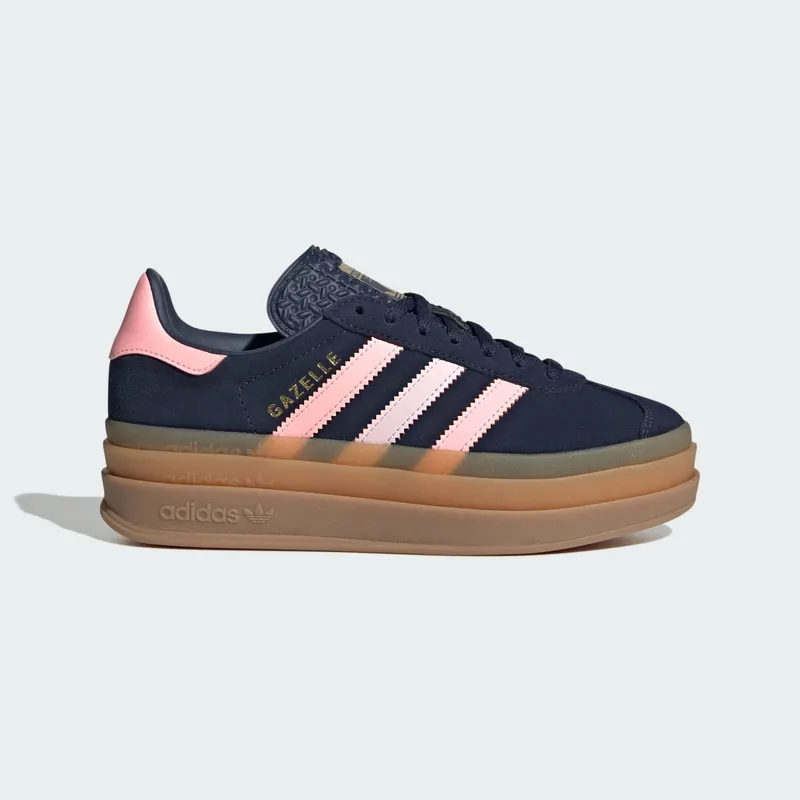 adidas Gazelle Bold Night Indigo Glow Pink Gold Metallic (JR5951)