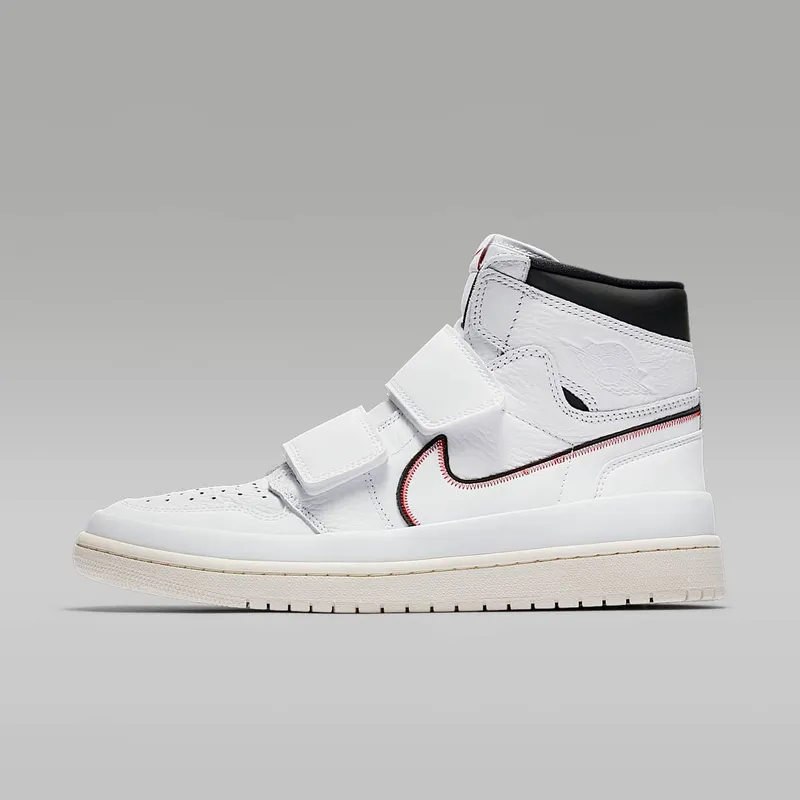 Jordan 1 Retro High Double Strap White Black Sail White/Black-Sail-White (AQ7924-101)