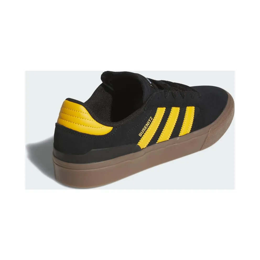adidas Busenitz Vulc II “Core Black / Preloved Yellow / Gum” (KJ0249)