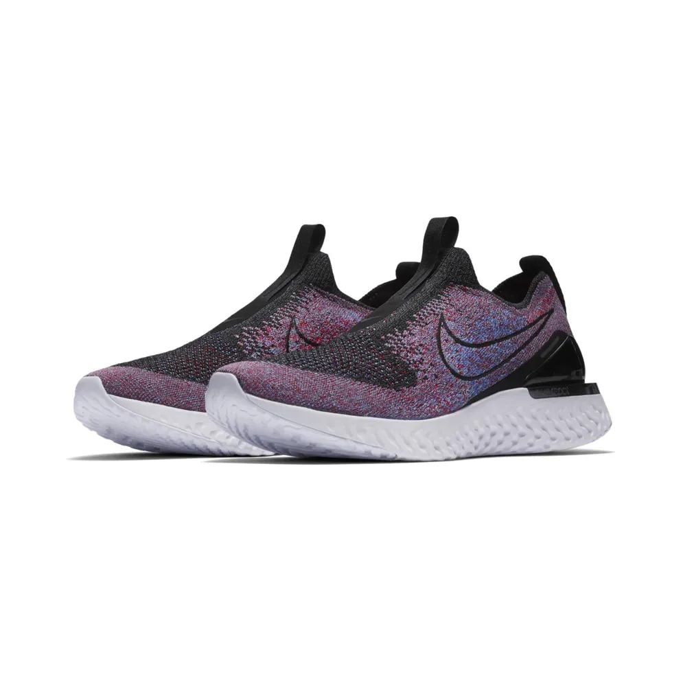 Nike Epic Phantom React Flyknit Black University Red Hyper Jade (W) Black/Black-University Red-Hyper Jade-Sapphire (BV0415-002)