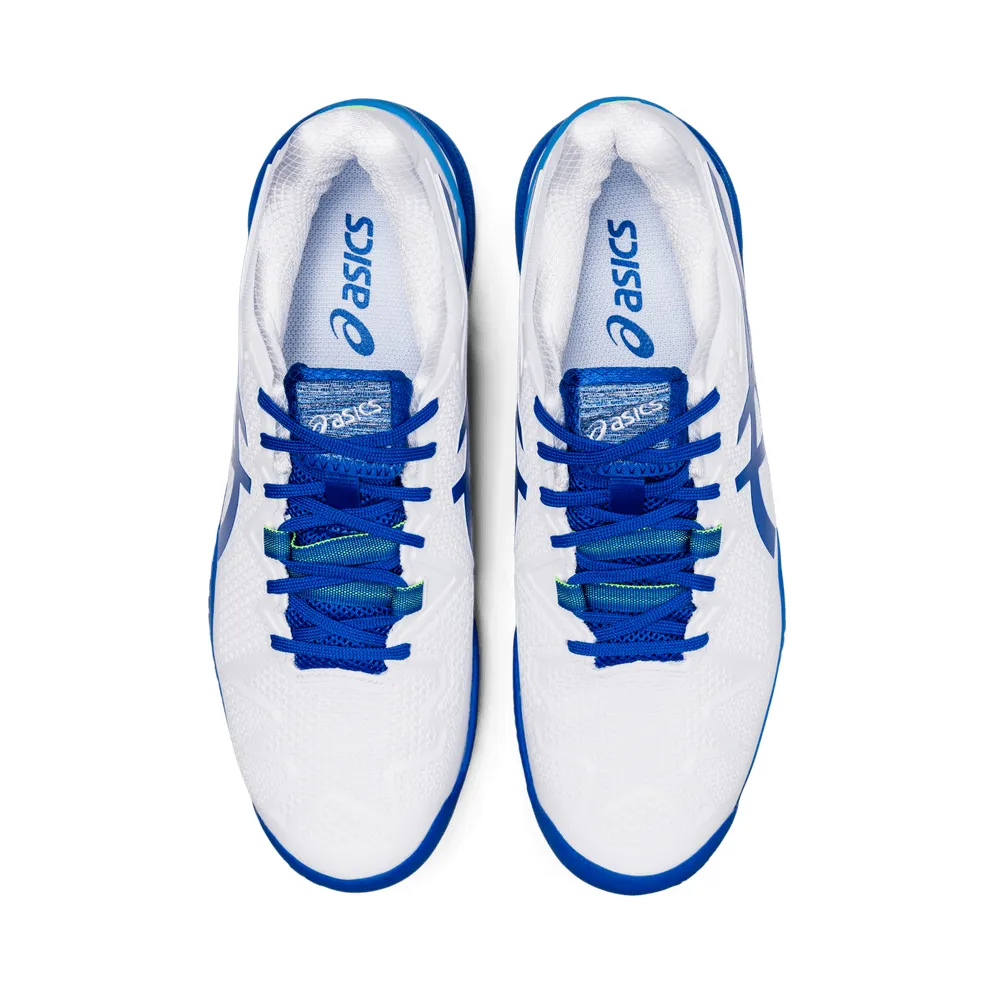 Asics GEL-RESOLUTION 8 CLAY White/Tuna Blue (1041A346.960)