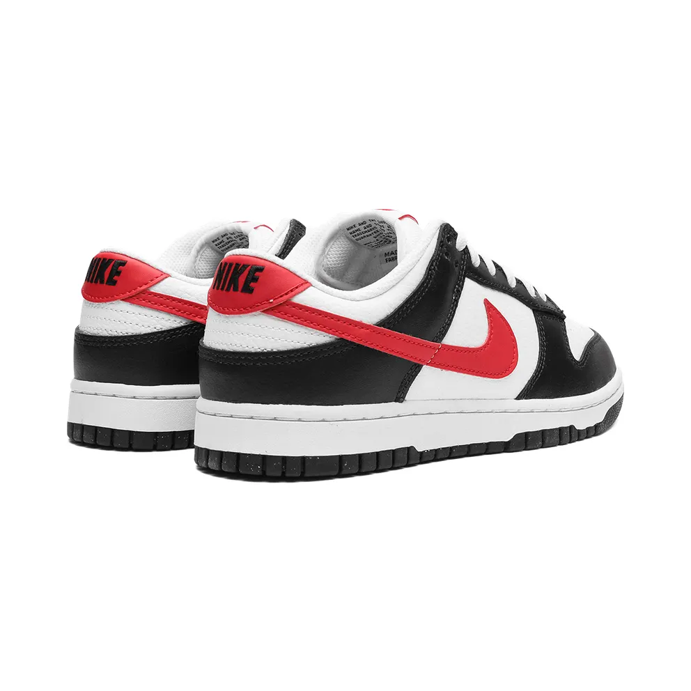 Nike Dunk Low Retro “Red Swoosh Panda” (FB3354-001)