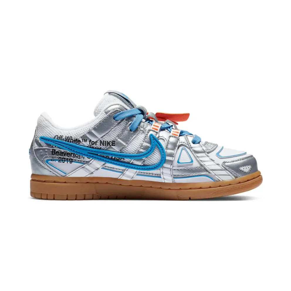 Nike Air Rubber Dunk Off-White University Blue (PS) White/University Blue-White (CW7410-100)