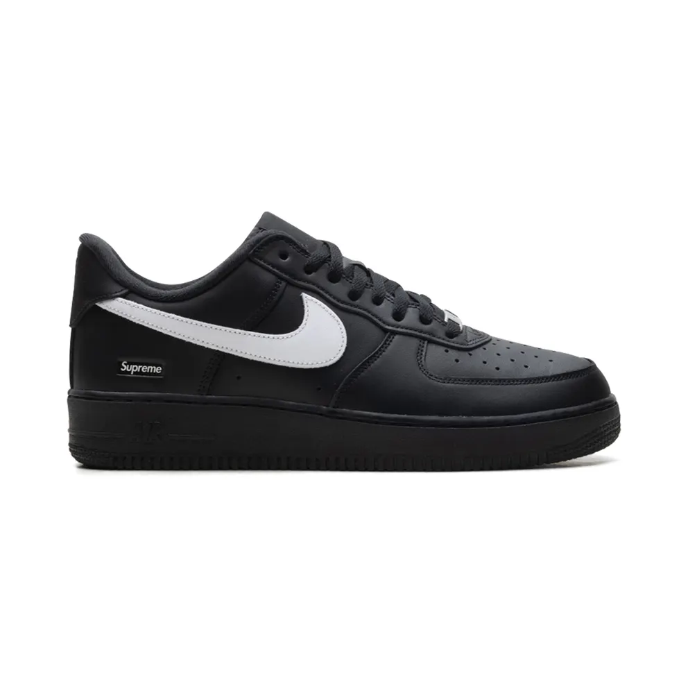 Nike Air Force 1 Low “Supreme – Mini Box Logo Black / White” (CU9225-002)