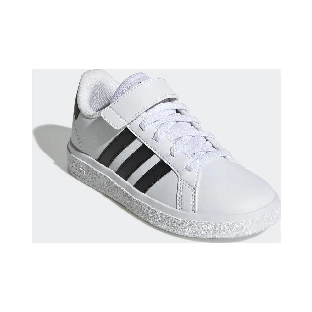 Adidas Grand Court Lifestyle Court Elastic Lace and Top Strap Cloud White / Core Black / Core Black (GW6521)